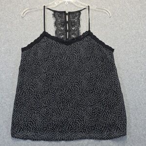Elegant Black Lace Women's Top